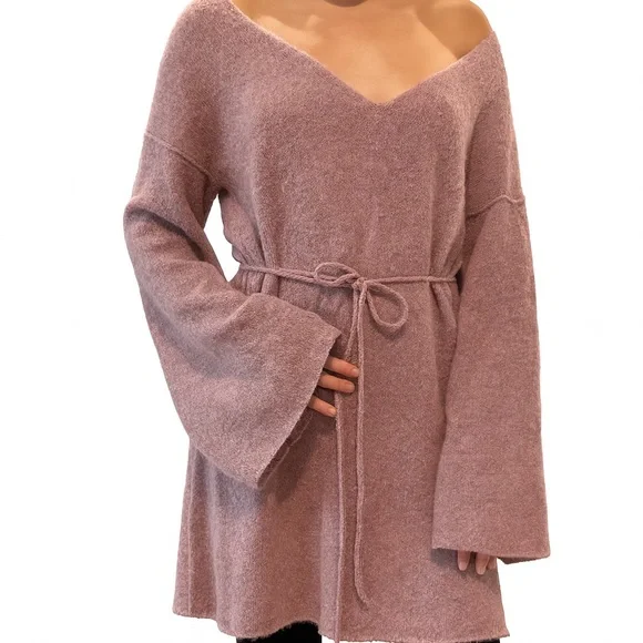 Free People Sweaters Free People Lavender Offtheshoulder